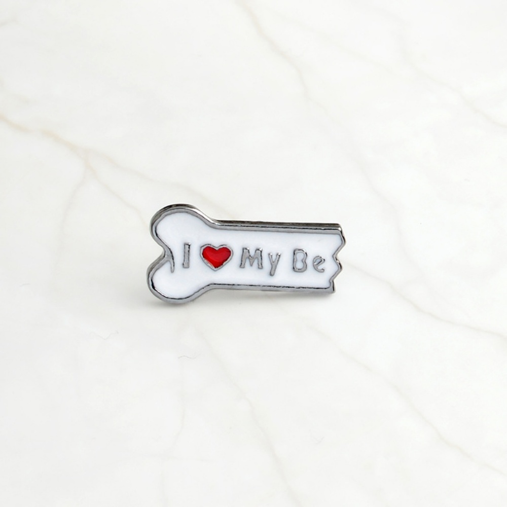 NEW I Love My Best Friend Enamel Pin Brooch - Picture 5 of 8